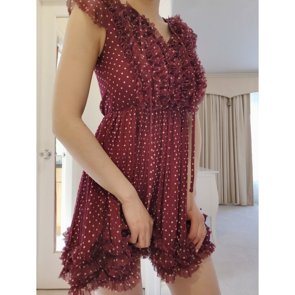 Red vintage mini dress